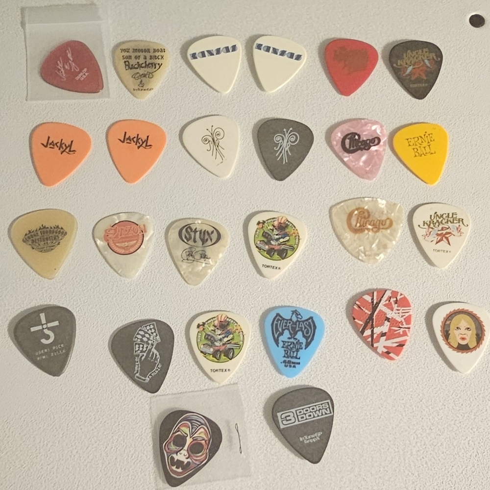 Assorted Guitar Pick Collection